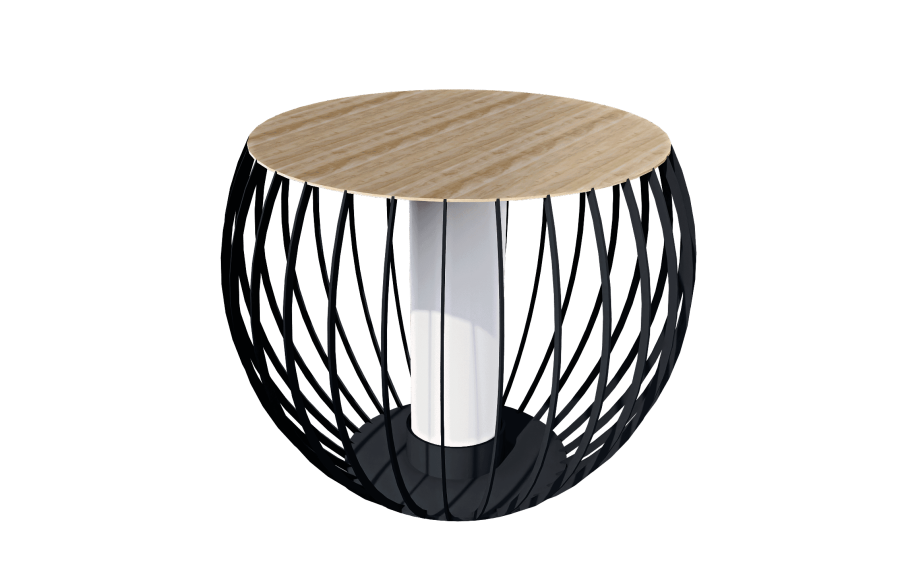 Скамейка парковая D-МАФ ФОНАРИК