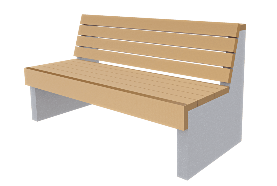 Скамья парковая D-МАФ ВЕКТОР