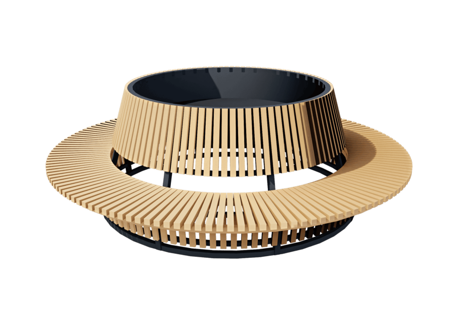 Скамейка парковая D-МАФ СОЛНЦЕ