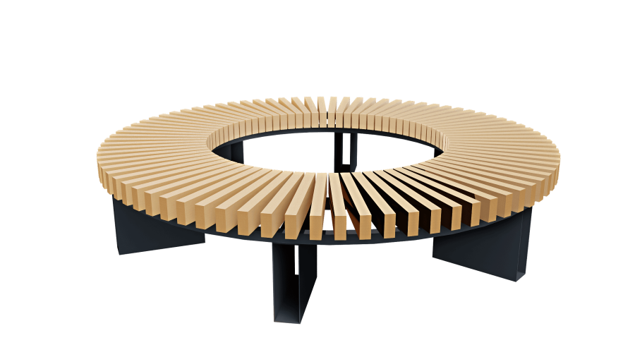 Скамейка парковая D-МАФ КРУГ