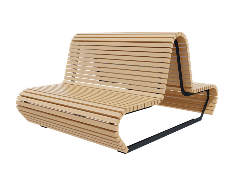 Скамейка парковая D-МАФ ДВОЙНИК