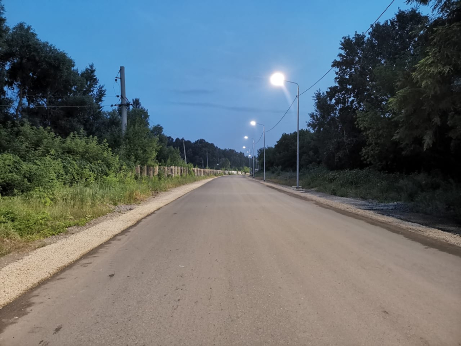 Освещение на улице Маяковского в г. Липецке