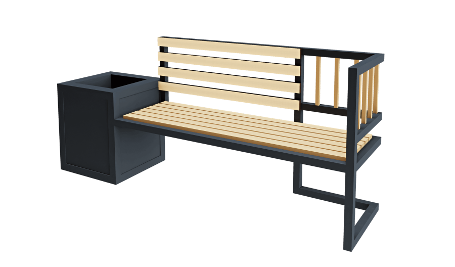 Скамейка парковая D-МАФ САД