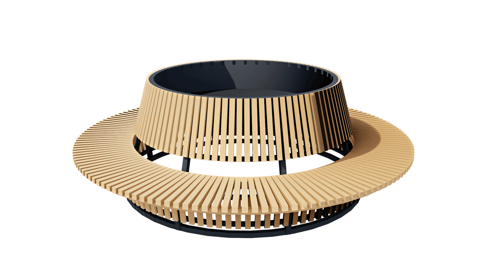 Скамейка парковая D-МАФ СОЛНЦЕ