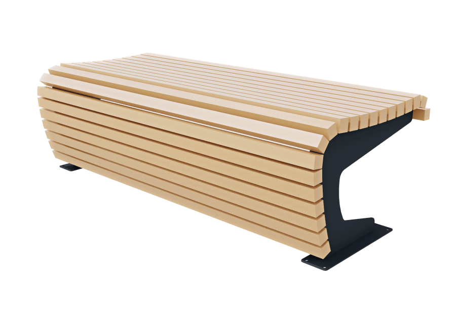 Лавочка парковая D-МАФ ВОЛНА