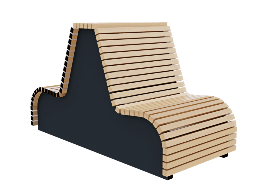 Скамейка парковая D-МАФ ДУЭТ