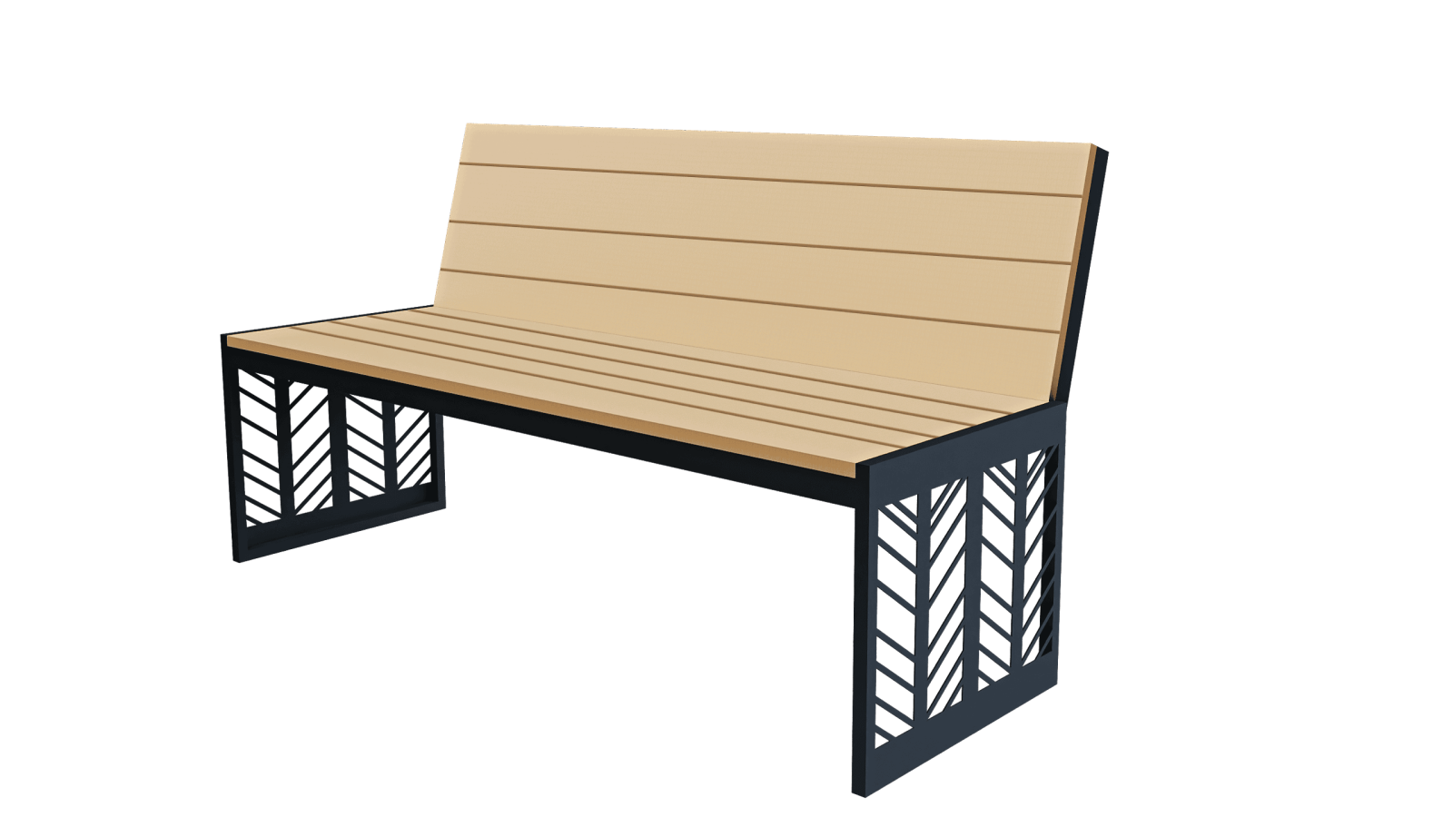 Скамейка парковая D-МАФ БАЗИС