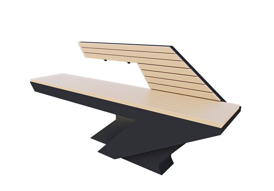 Скамейка парковая D-МАФ СТРЕЛА