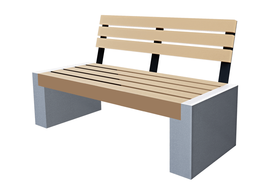 Скамья парковая D-МАФ АРХИМЕД