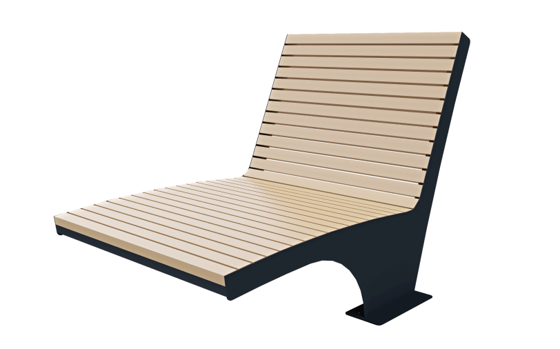 Шезлонг парковый D-МАФ УГОЛОК