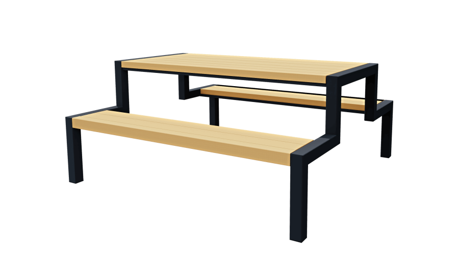 Стол с лавочками парковый D-МАФ КРАБ