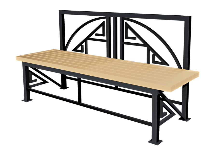 Скамейка парковая D-МАФ АРКА