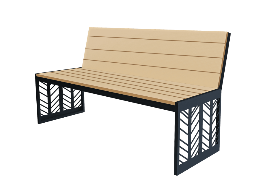 Скамейка парковая D-МАФ БАЗИС